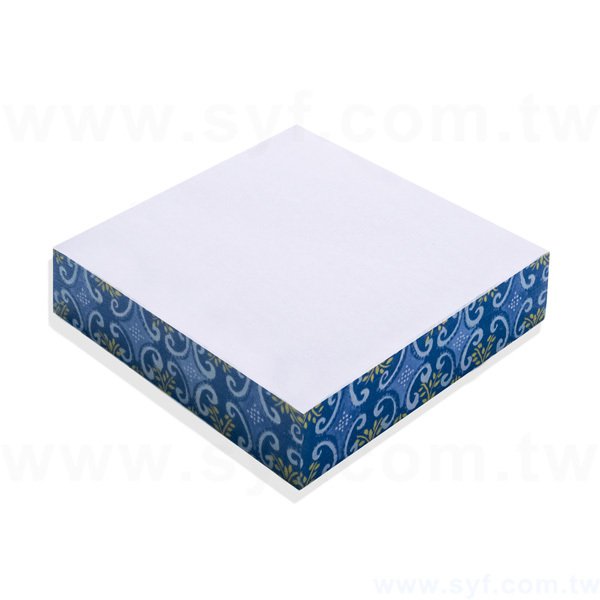方型紙磚-10x10x2.5cm四面彩色印刷-內頁無印刷便條紙_0